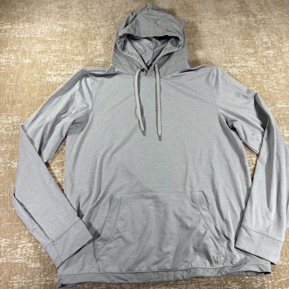 Vuori Sunday Element Hoodie Gray Size L Excellent Condition
